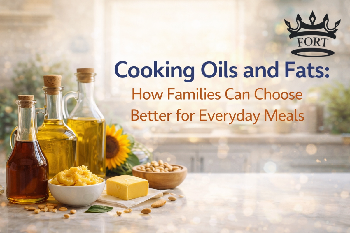 cooking oils and fats used for everyday family meals