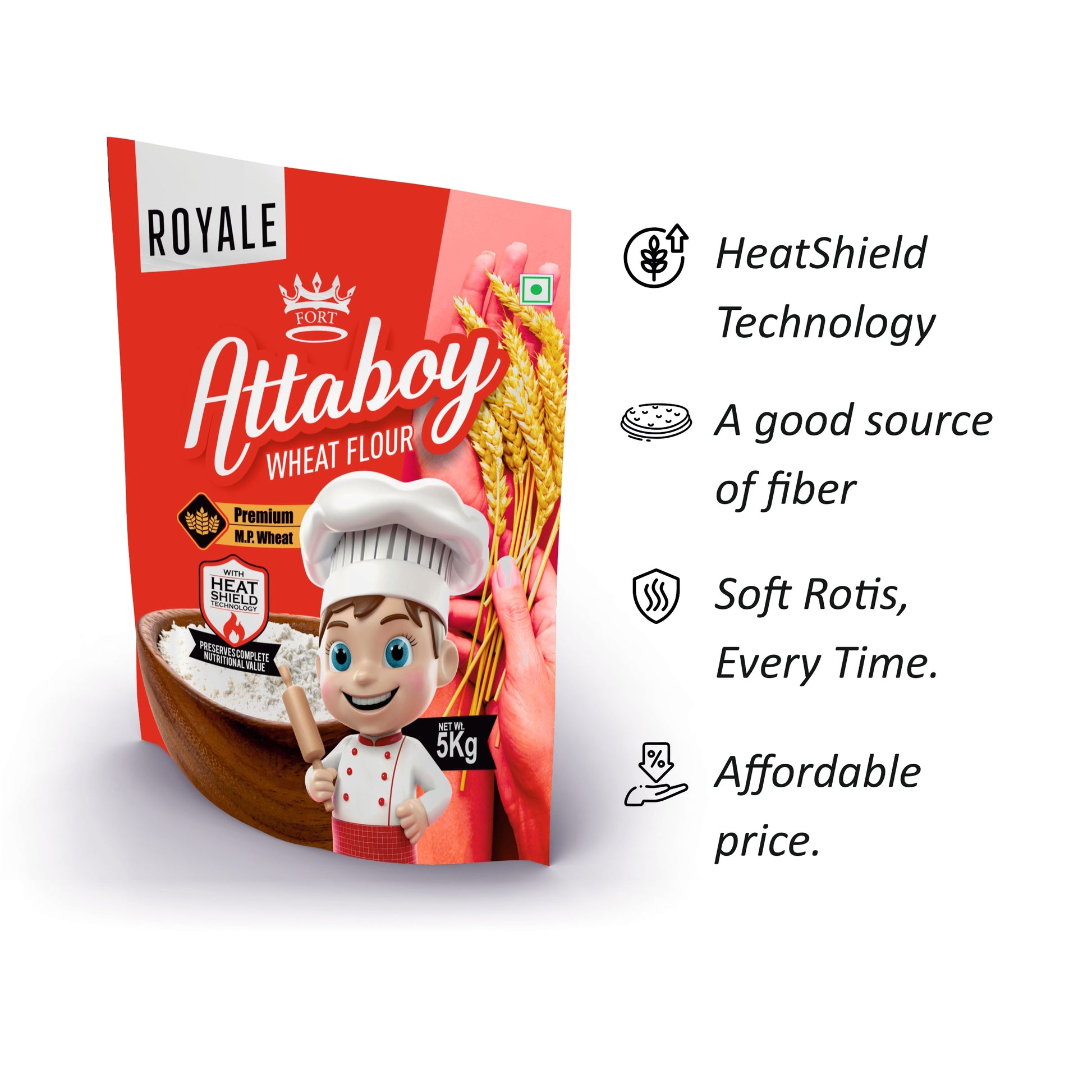 Attaboy Royale Premium Heat Shield Flour - 5kg